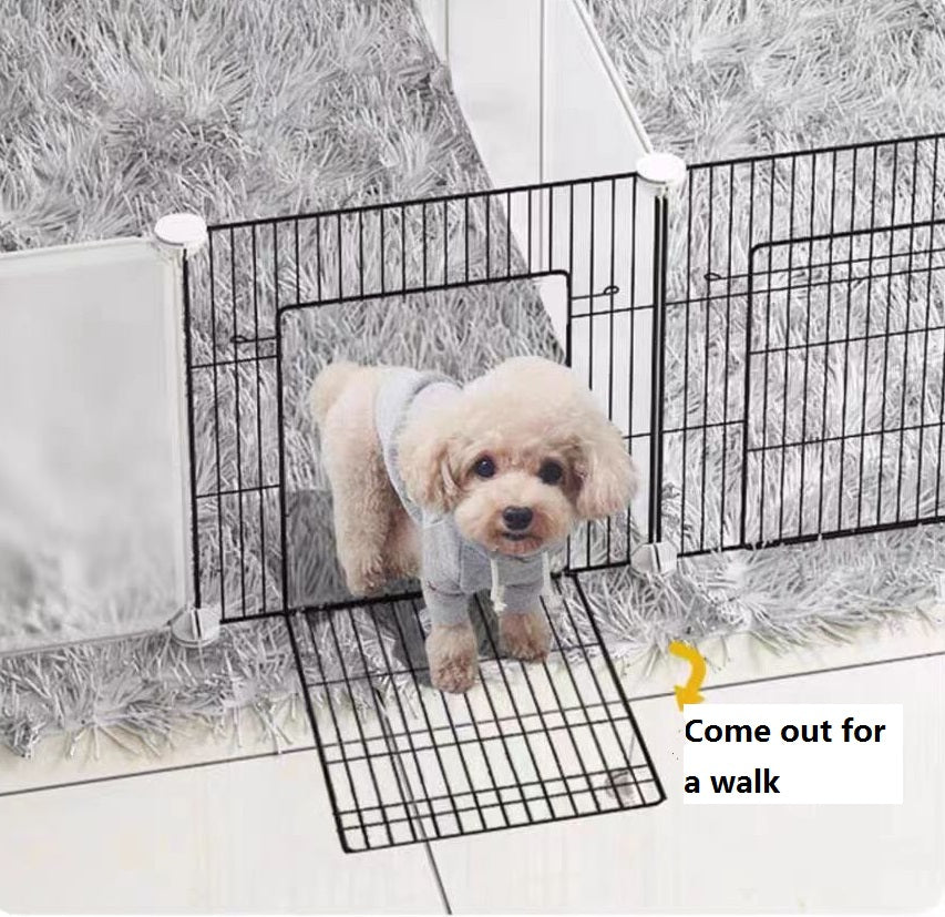 KFX-6010557 Indoor Dog Pen for Small to Medium Dogs – Versatile Home Isolation and Kennel Fence with Access Door