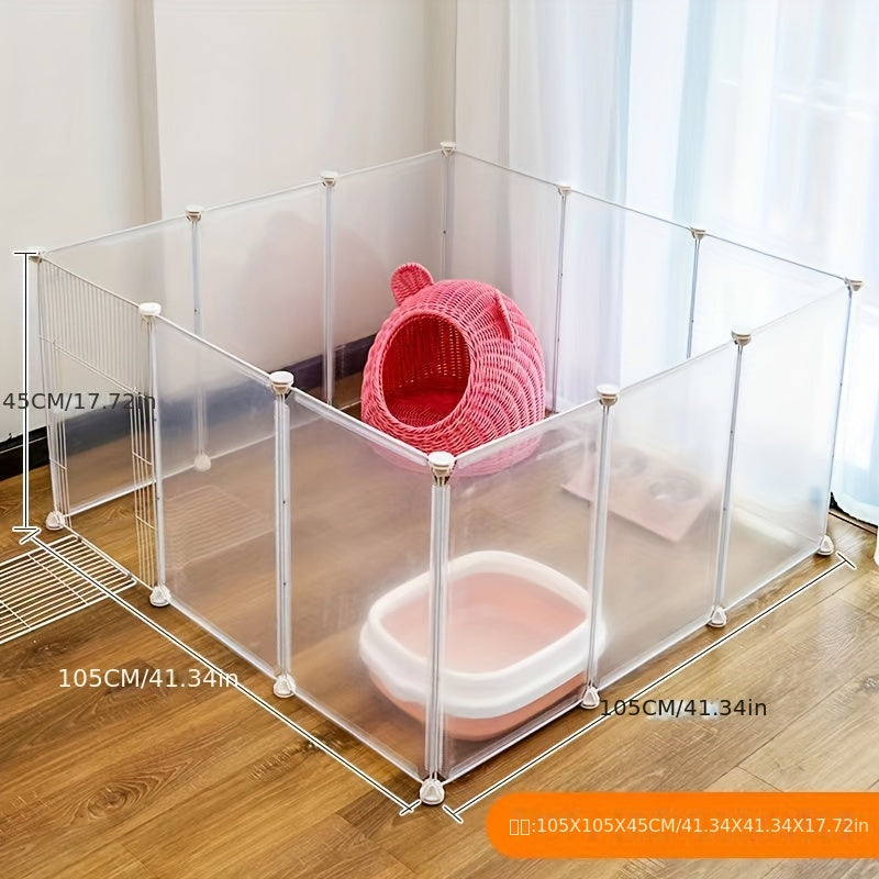 KFX-6010557 Indoor Dog Pen for Small to Medium Dogs – Versatile Home Isolation and Kennel Fence with Access Door