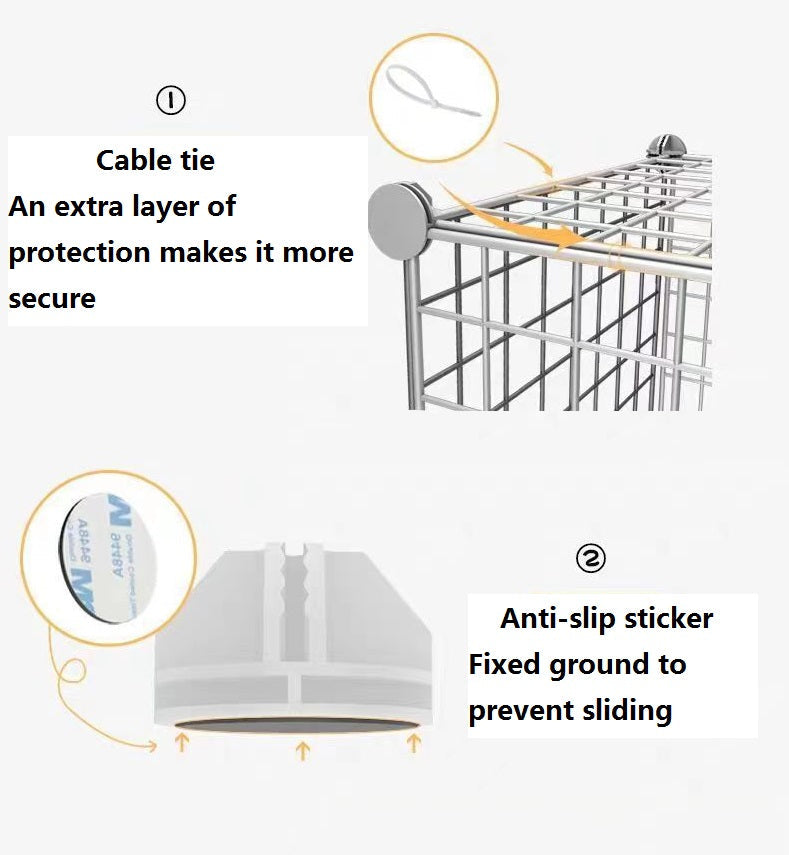 KFX-6010557 Indoor Dog Pen for Small to Medium Dogs – Versatile Home Isolation and Kennel Fence with Access Door
