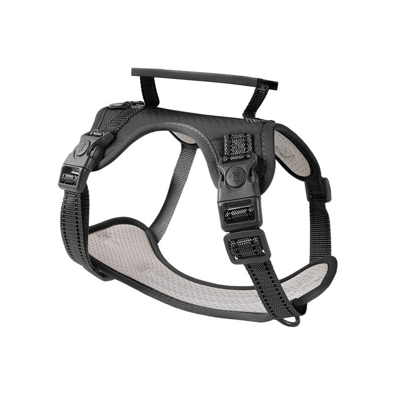 KFX-6012349 Adjustable Dog Chest Harness with Traction Rope - Available in Multiple Colors