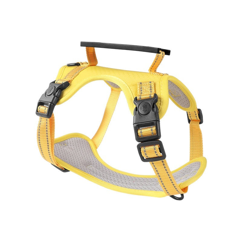 KFX-6012349 Adjustable Dog Chest Harness with Traction Rope - Available in Multiple Colors