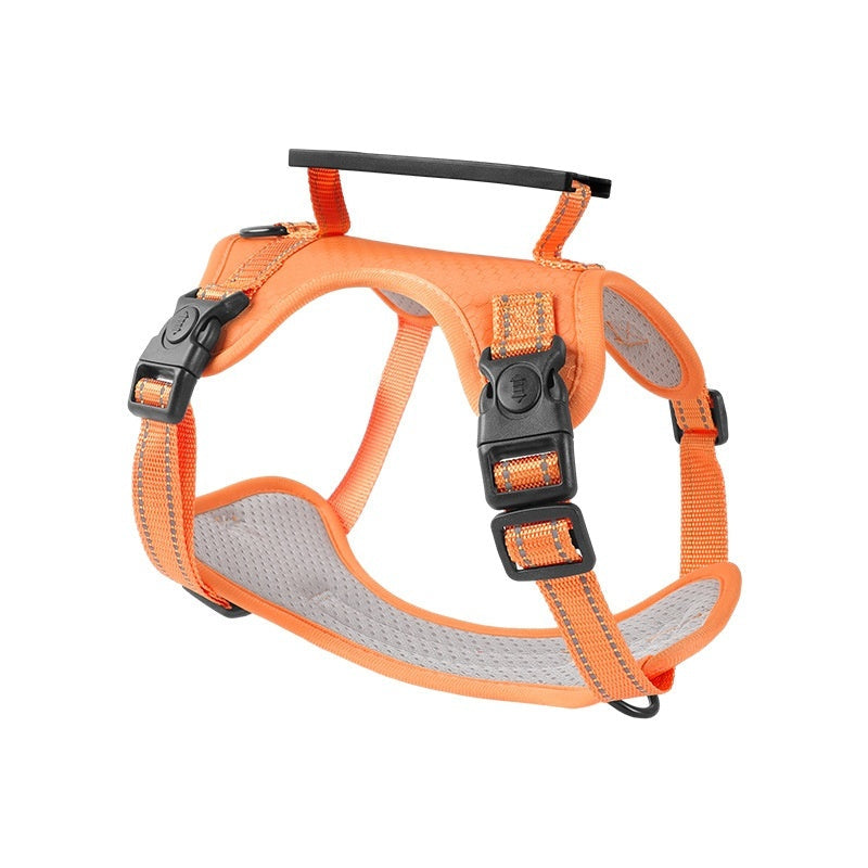 KFX-6012349 Adjustable Dog Chest Harness with Traction Rope - Available in Multiple Colors