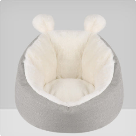 KFX-6013117 Cozy Cotton Puppy Sleeping Bag Bed - Soft Warming Cushion for Small Dogs