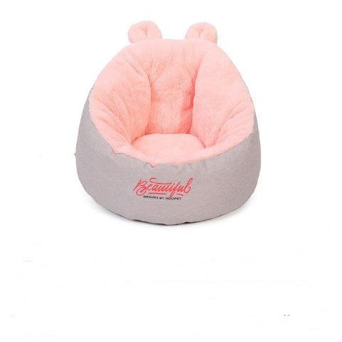 KFX-6013117 Cozy Cotton Puppy Sleeping Bag Bed - Soft Warming Cushion for Small Dogs