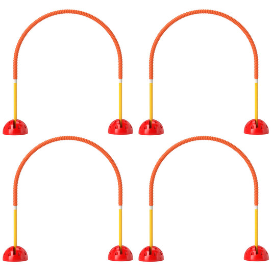 KFX-6013885 4-Piece Adjustable Dog Agility Equipment Set with Carry Bag - Portable and Easy to Assemble