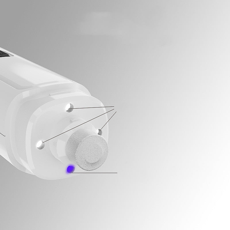 KFX-6016829 Rechargeable Pet Nail Polisher with 4 LED Lights for Medium and Large Dogs and Cats