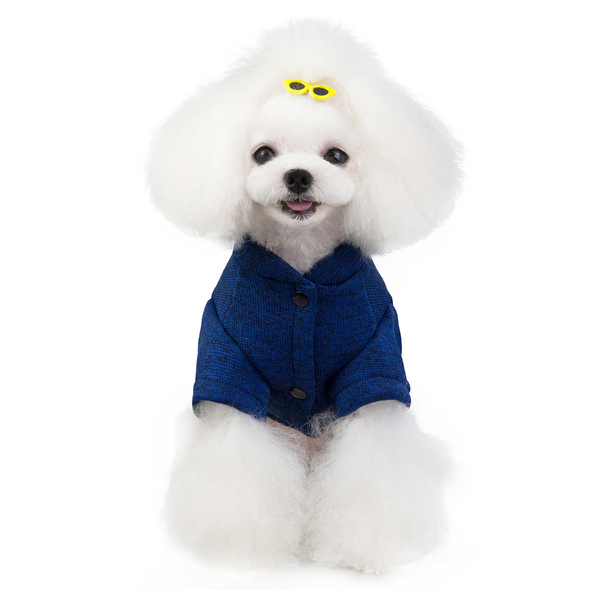 KFX-6017213 Casual Knit Sweatshirt for Pets in Green, Wine Red, and Blue - Various Sizes Available
