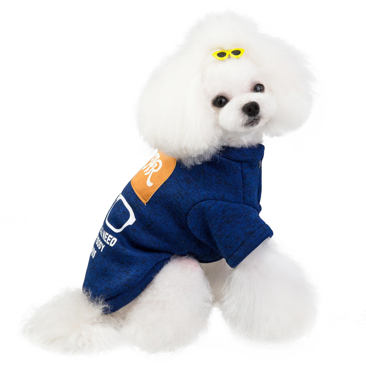 KFX-6017213 Casual Knit Sweatshirt for Pets in Green, Wine Red, and Blue - Various Sizes Available