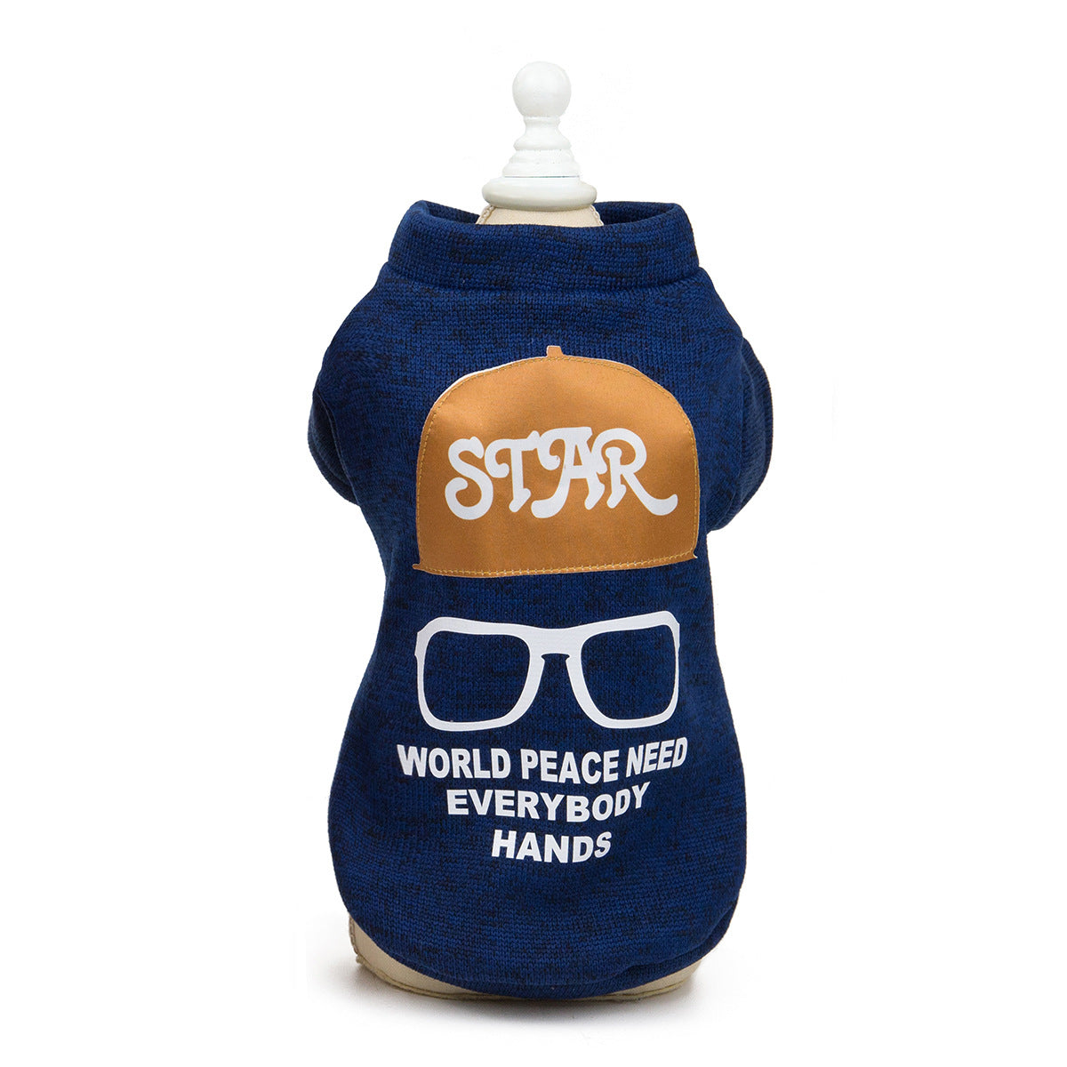 KFX-6017213 Casual Knit Sweatshirt for Pets in Green, Wine Red, and Blue - Various Sizes Available