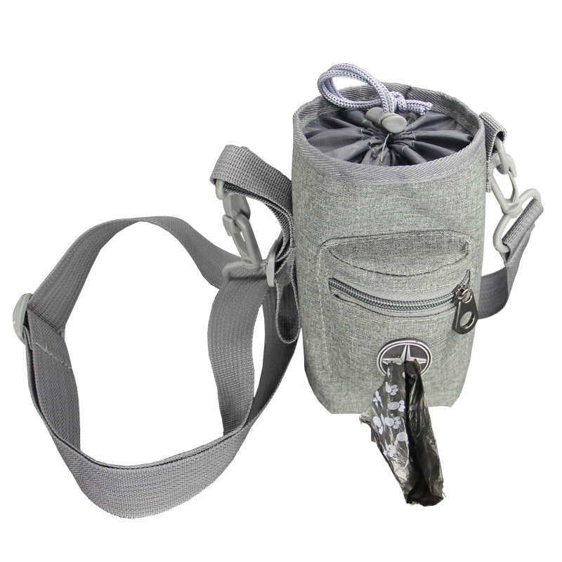 KFX-6021053 Multifunctional Oxford Cloth Pet Training Snack Bag - Dark Grey, Dark Blue, Denim Blue, Coral Powder, Soft Waist Satchel