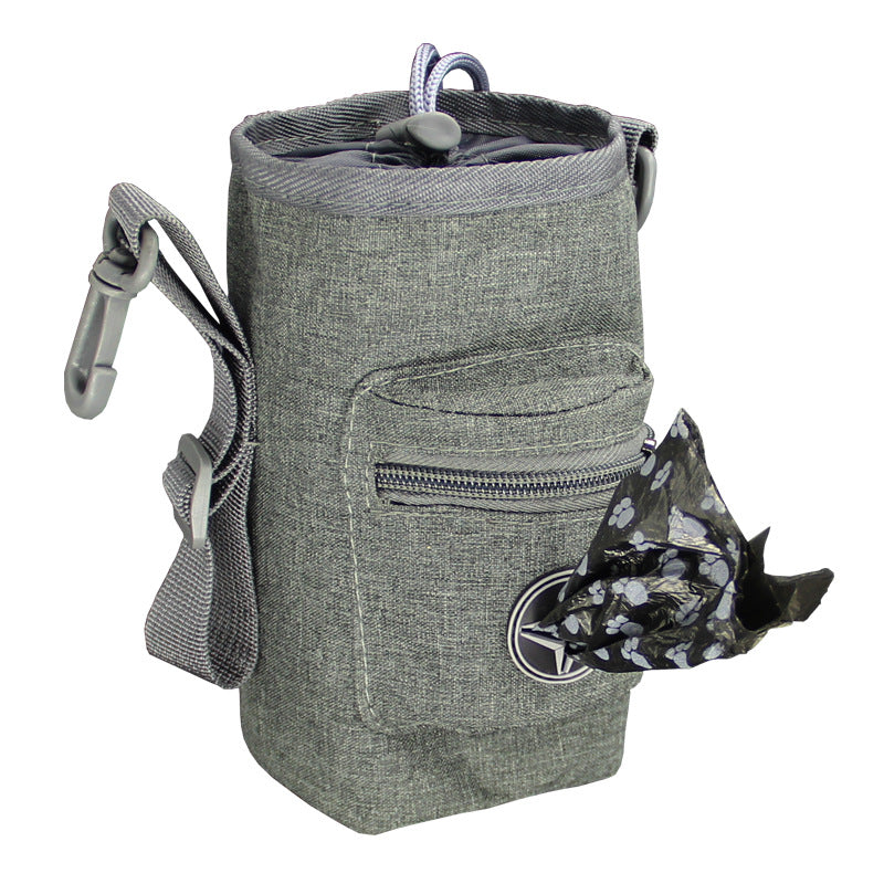 KFX-6021053 Multifunctional Oxford Cloth Pet Training Snack Bag - Dark Grey, Dark Blue, Denim Blue, Coral Powder, Soft Waist Satchel