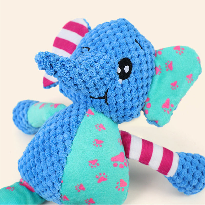 KFX-6022077 Interactive Dog Toy for Aggressive Chewers - Squeaky Plush Grinding Teeth Chewing and Fetch Toy
