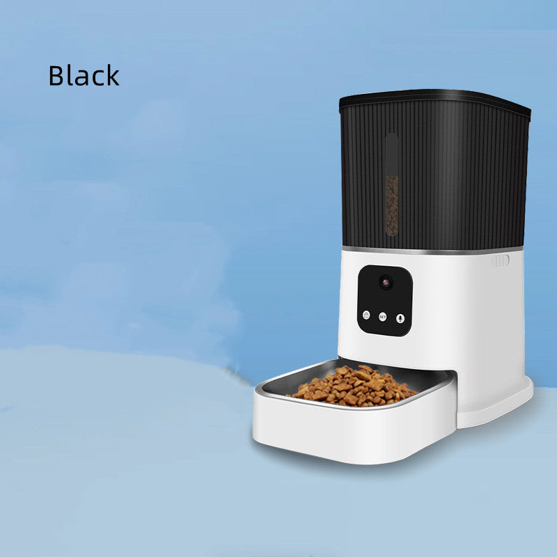 KFX-6022589 Smart Pet Feeder with Real-time Voice and Video, 3L Capacity, WiFi Connection, for Cats and Dogs