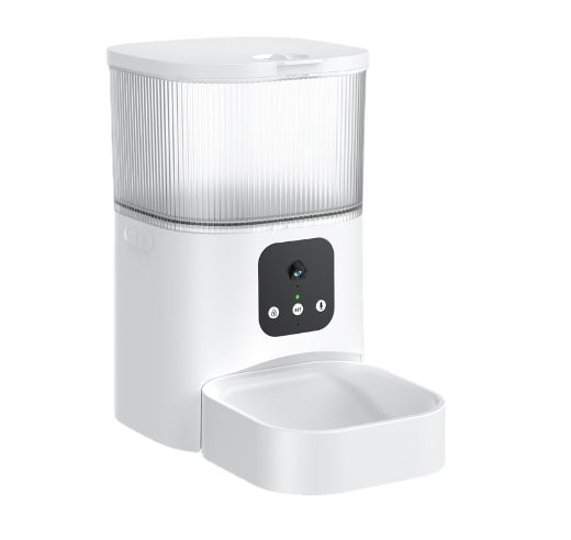KFX-6022589 Smart Pet Feeder with Real-time Voice and Video, 3L Capacity, WiFi Connection, for Cats and Dogs
