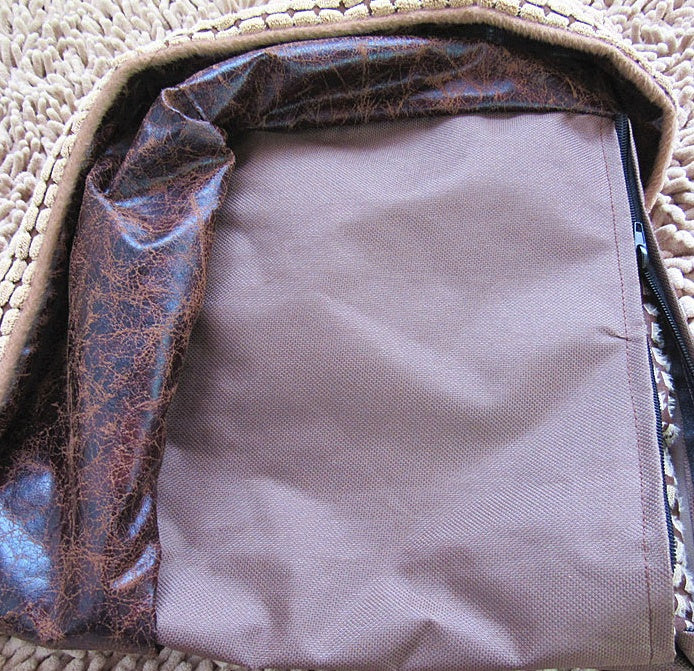 KFX-6022845 Washable Teddy Dog Nest Pad for Golden Retrievers - Comfortable Corn Velvet & Suede Design