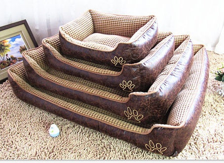KFX-6022845 Washable Teddy Dog Nest Pad for Golden Retrievers - Comfortable Corn Velvet & Suede Design