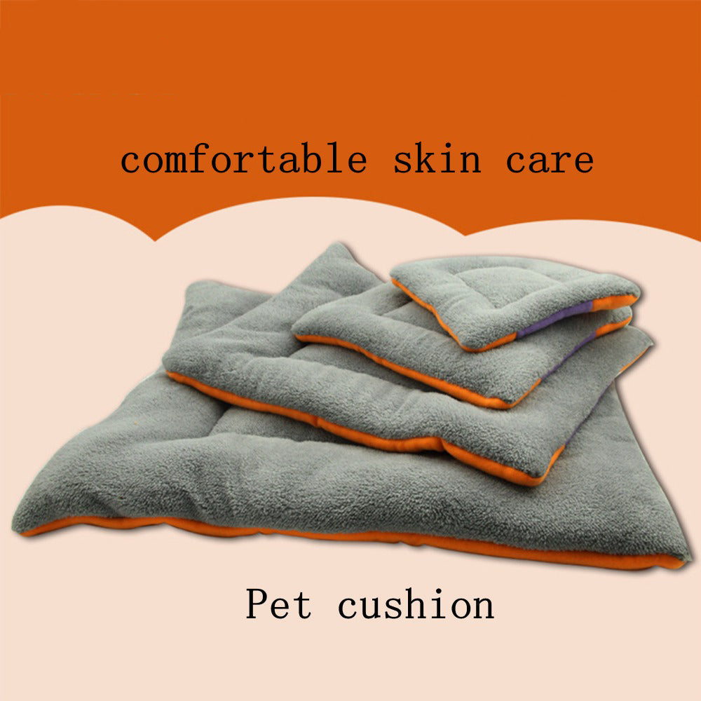 KFX-6026429 Quilted Soft Pet Mat - Breathable Plush and Stretch Cotton Dog Bed in Multiple Sizes