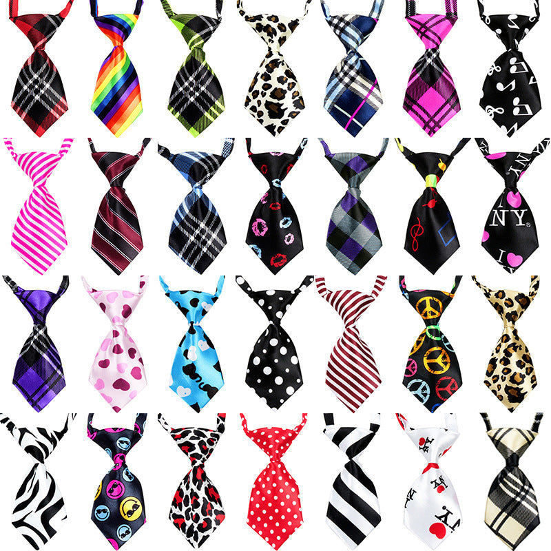 KFX-6026813 Pet Nylon Bow Tie – Solid Color Design for Pets and Children (10.5" x 5")