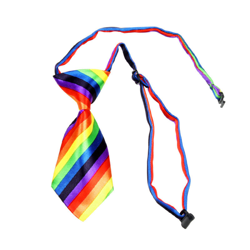 KFX-6026813 Pet Nylon Bow Tie – Solid Color Design for Pets and Children (10.5" x 5")