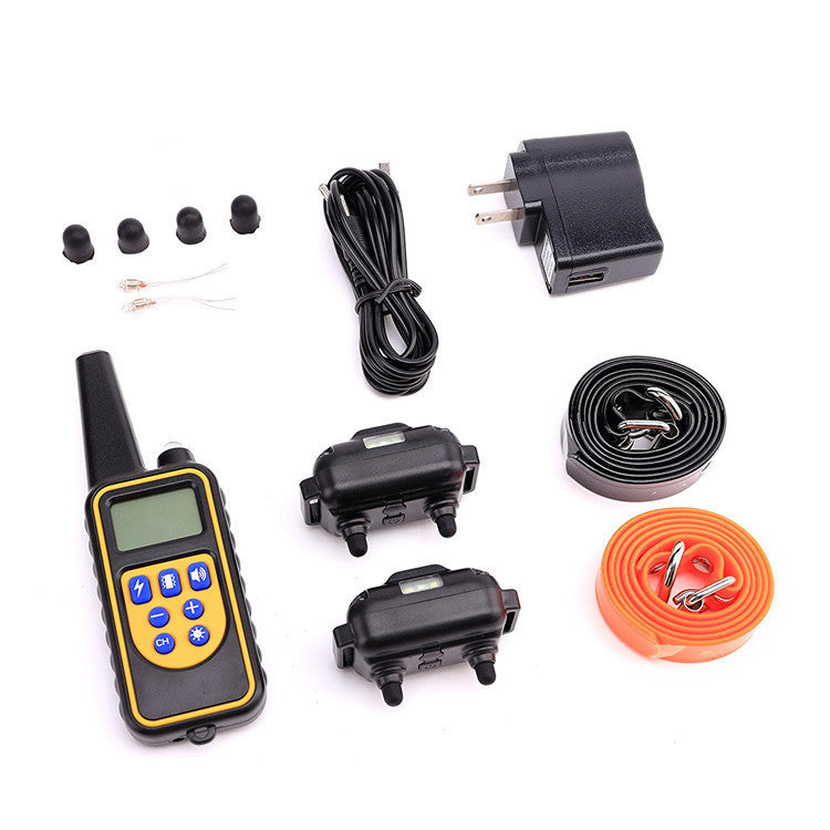 KFX-6027837 Rechargeable Waterproof Dog Bark Control Device with Adjustable Vibration and Shock Settings