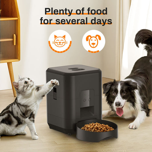 KFX-6028349 Automatic Pet Feeder with Intelligent Timing and Remote Control for Cats