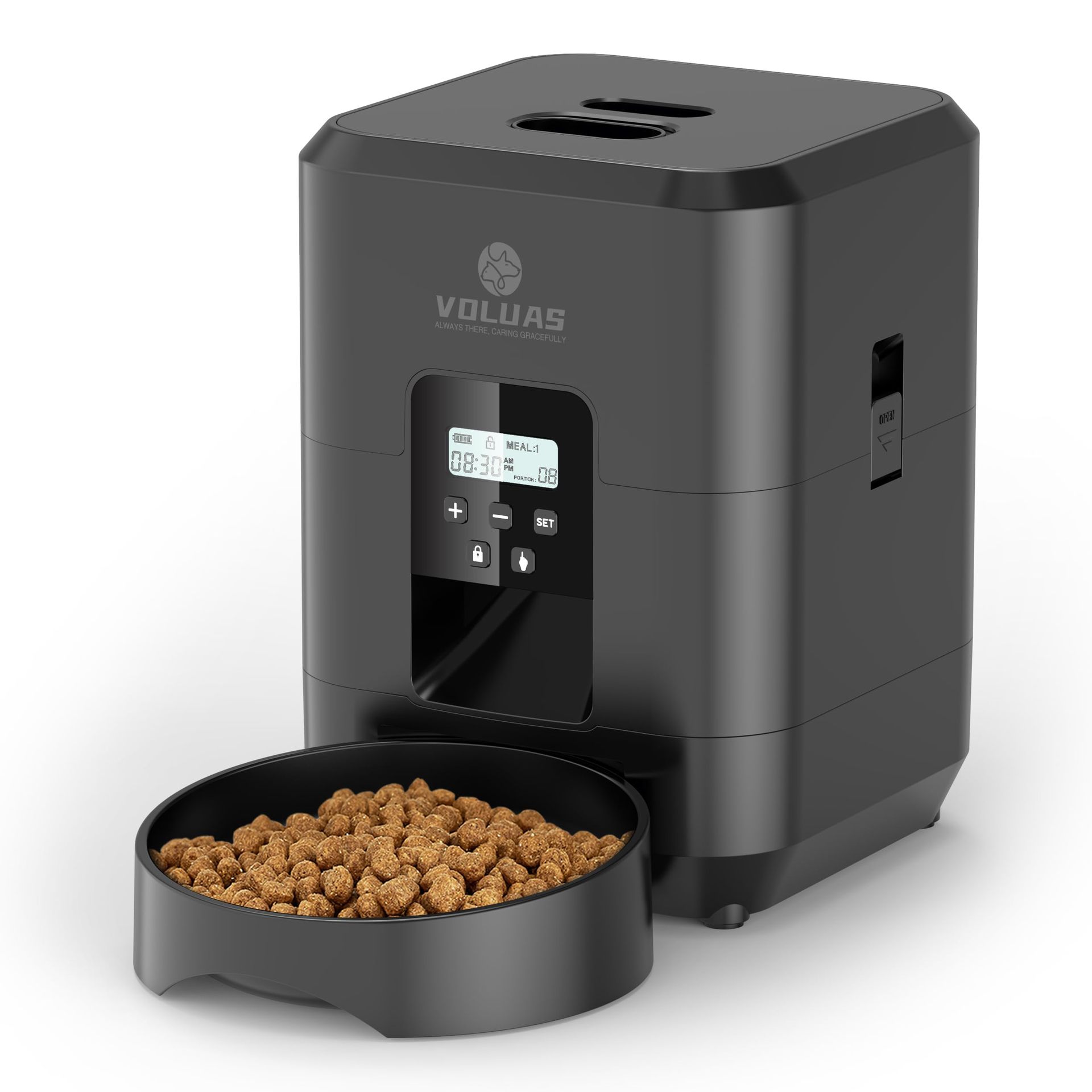 KFX-6028349 Automatic Pet Feeder with Intelligent Timing and Remote Control for Cats