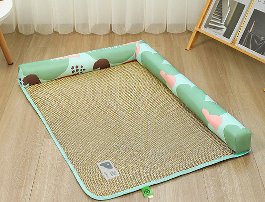 KFX-6028605 Cool Vine Mat Ice Cushion for Pets - Geometric, Cartoon Designs, Multiple Sizes Available