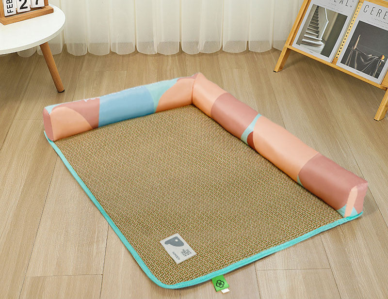 KFX-6028605 Cool Vine Mat Ice Cushion for Pets - Geometric, Cartoon Designs, Multiple Sizes Available