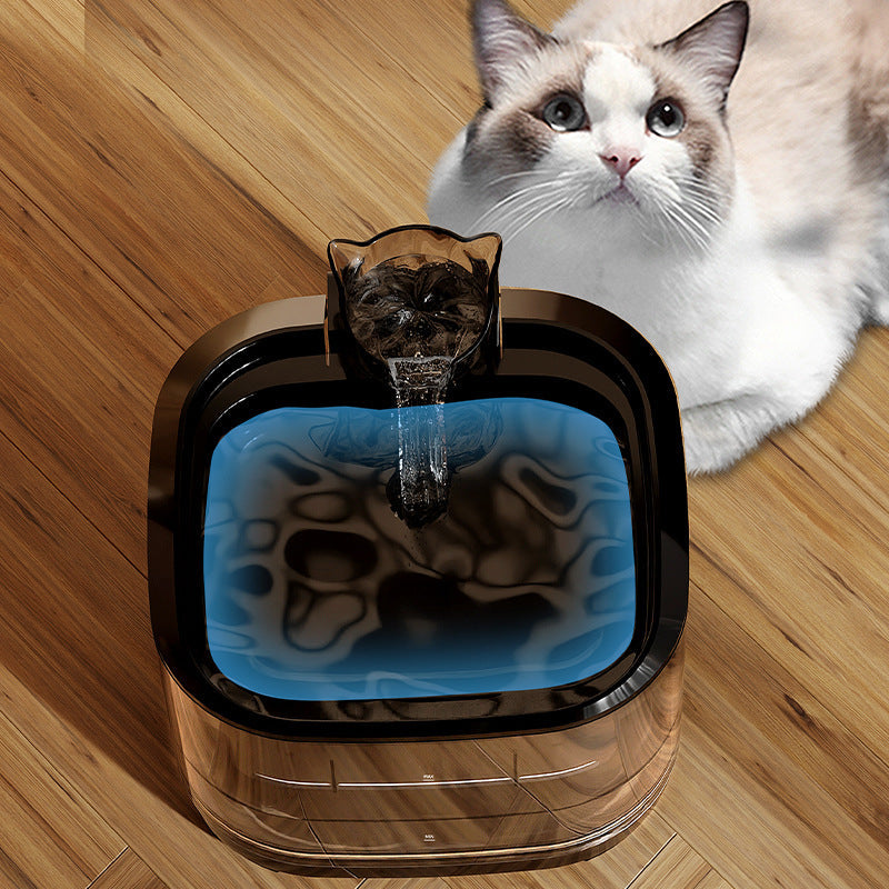 KFX-6030397 Automatic Circulating Filtration Pet Water Fountain - Large Capacity for Dogs and Cats