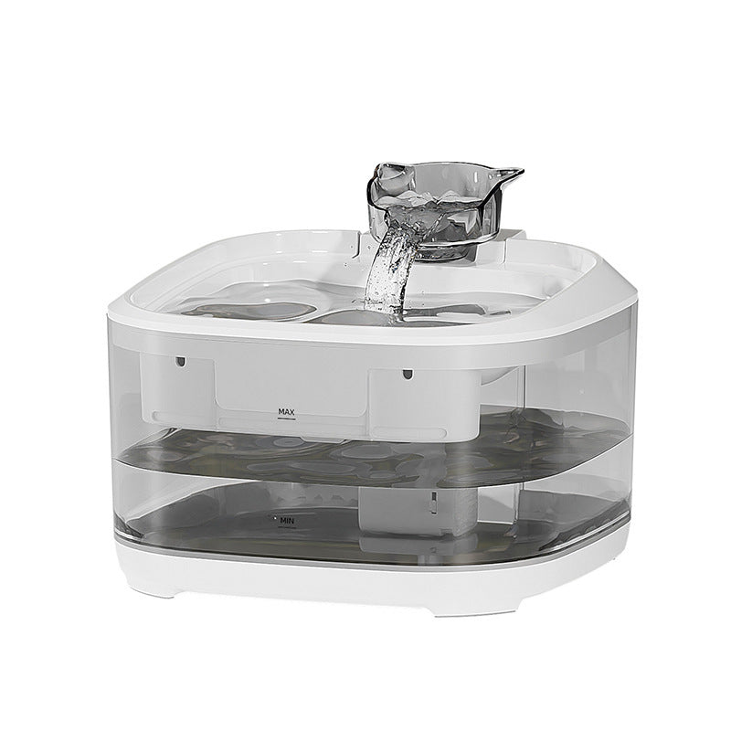 KFX-6030397 Automatic Circulating Filtration Pet Water Fountain - Large Capacity for Dogs and Cats