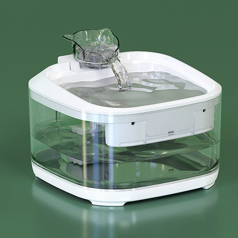 KFX-6030397 Automatic Circulating Filtration Pet Water Fountain - Large Capacity for Dogs and Cats