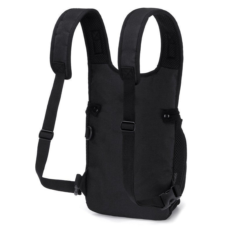 KFX-6036541 Foldable Canvas Pet Backpack with Mesh Design - Multi-Color Options Available