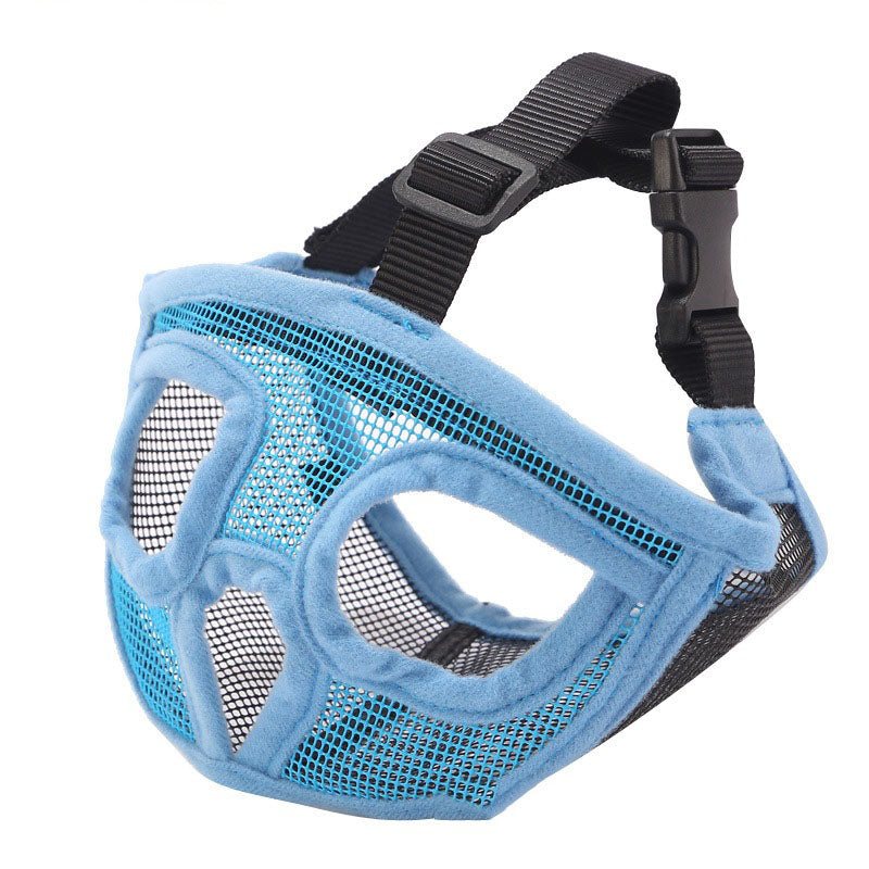 KFX-6039741 Breathable Dog Muzzle for Small Breeds - Adjustable and Comfortable for Barking Prevention and Safety