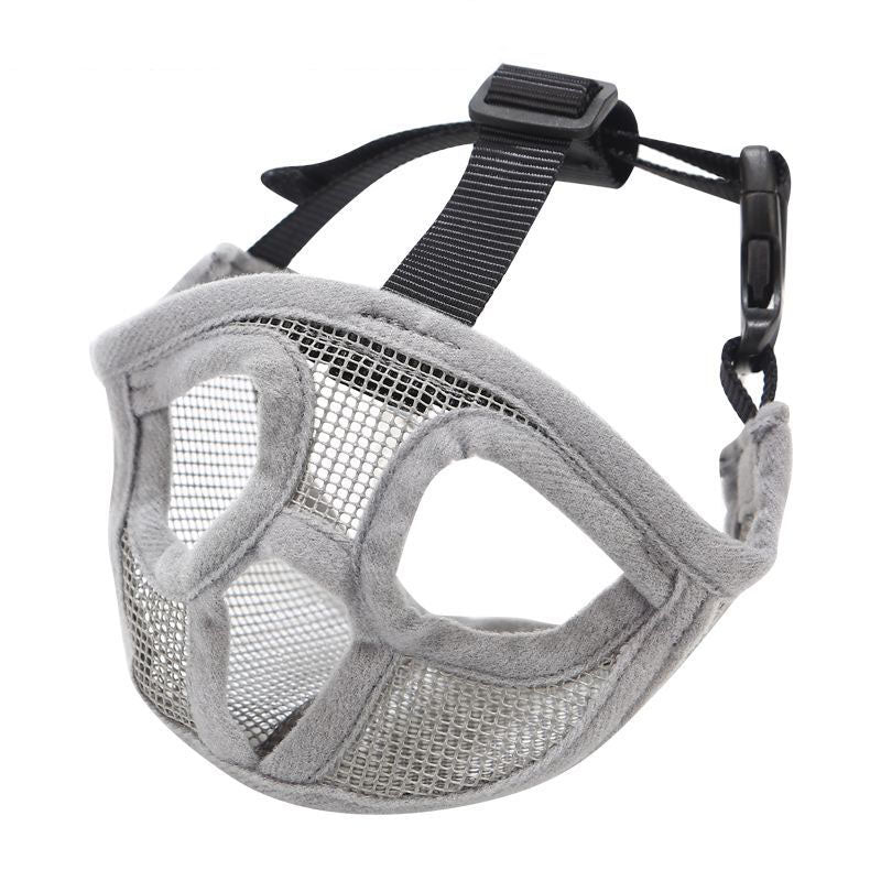 KFX-6039741 Breathable Dog Muzzle for Small Breeds - Adjustable and Comfortable for Barking Prevention and Safety