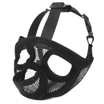 KFX-6039741 Breathable Dog Muzzle for Small Breeds - Adjustable and Comfortable for Barking Prevention and Safety
