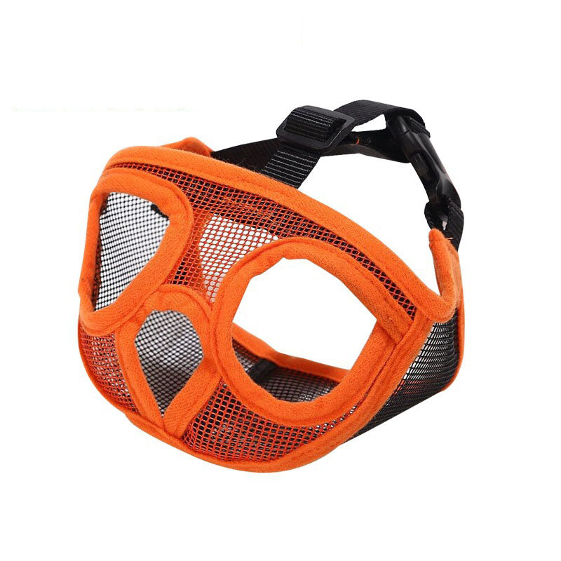 KFX-6039741 Breathable Dog Muzzle for Small Breeds - Adjustable and Comfortable for Barking Prevention and Safety