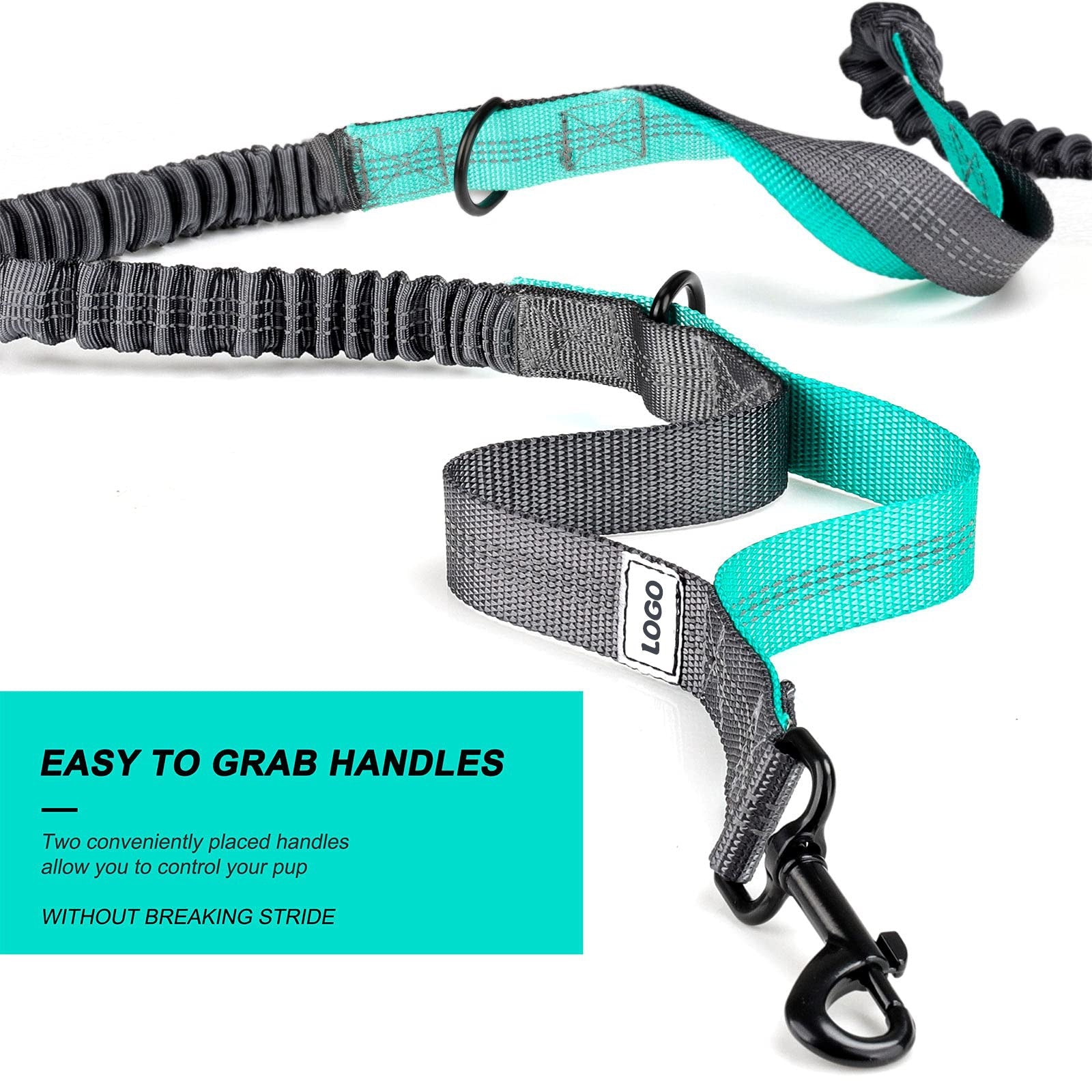 KFX-6039869 Waterproof Outdoor Pet Training Waist Bag with Adjustable Leash and Collar Set