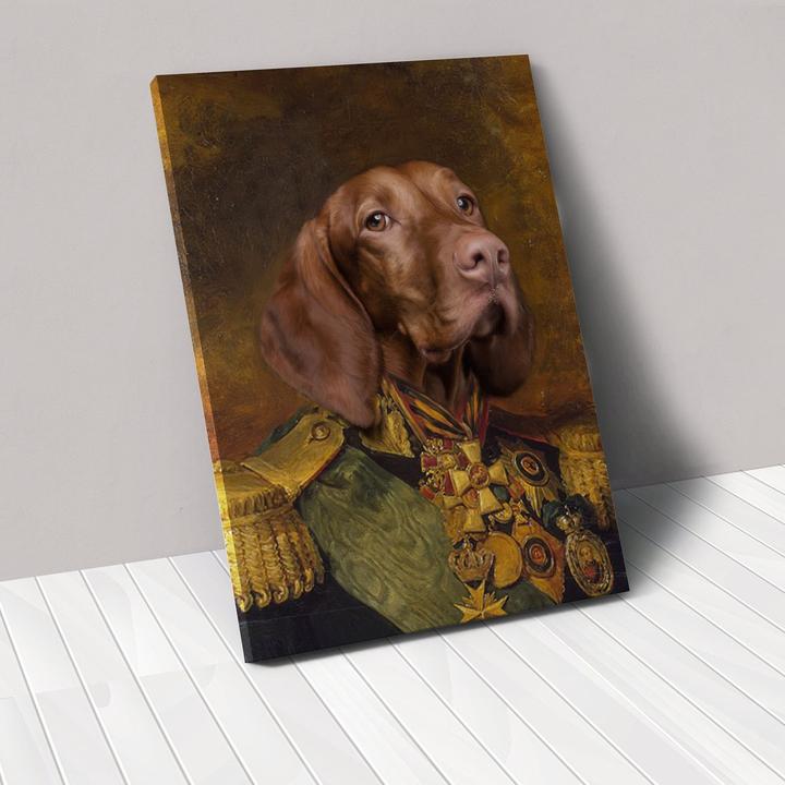 KFX-6041917 Personalized Rectangle Canvas Pet Portrait for Modern Home Decor