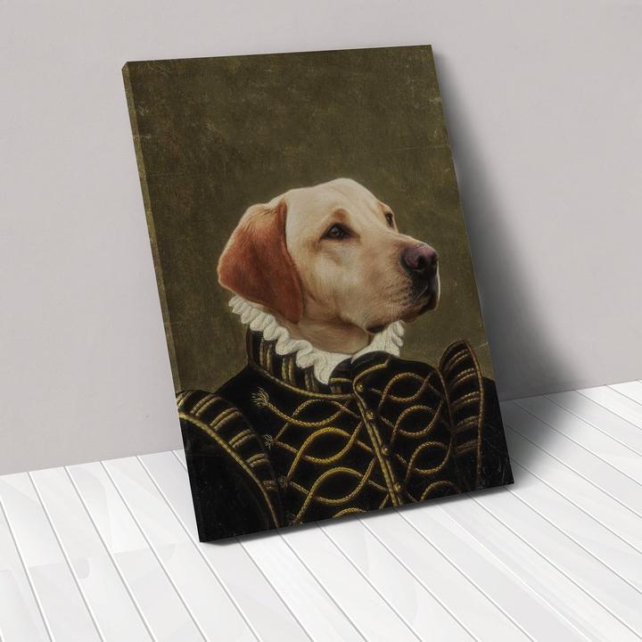 KFX-6041917 Personalized Rectangle Canvas Pet Portrait for Modern Home Decor