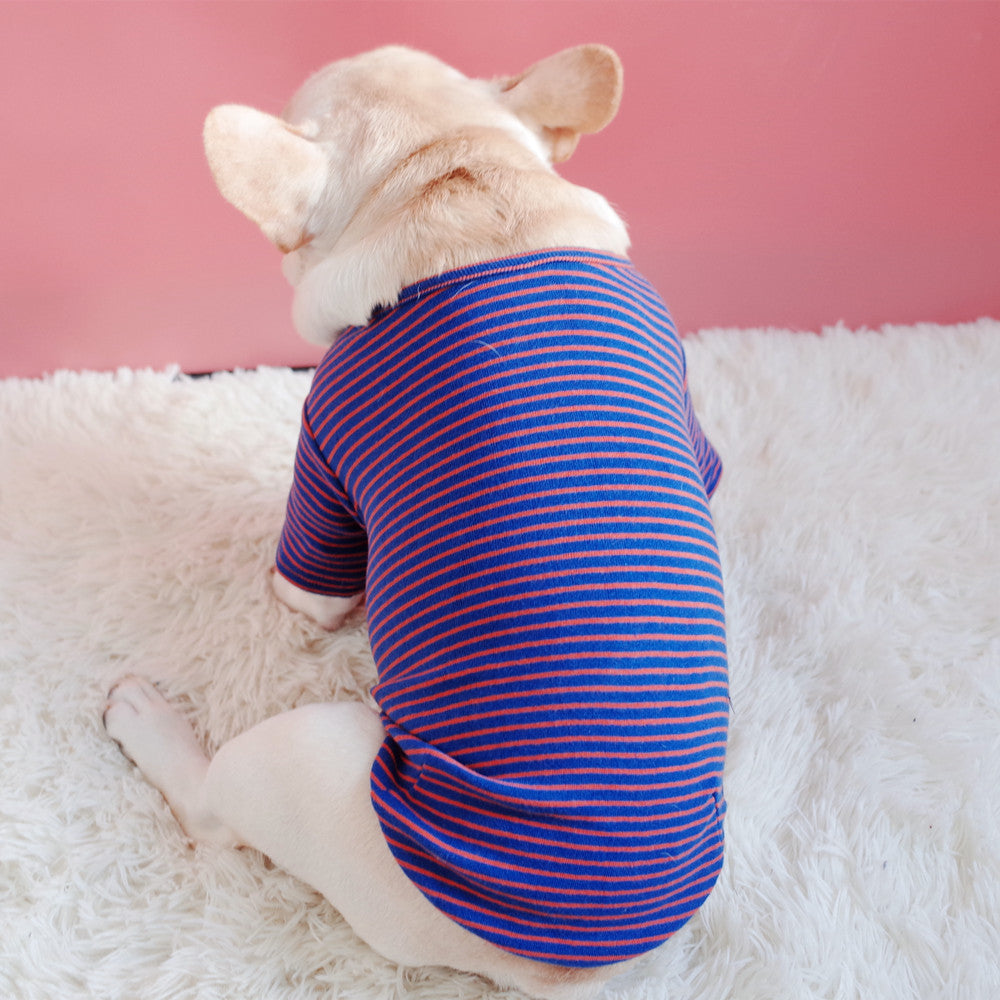 KFX-6046397 Cotton Stretch Padded Striped T-shirt for Everyday Comfort