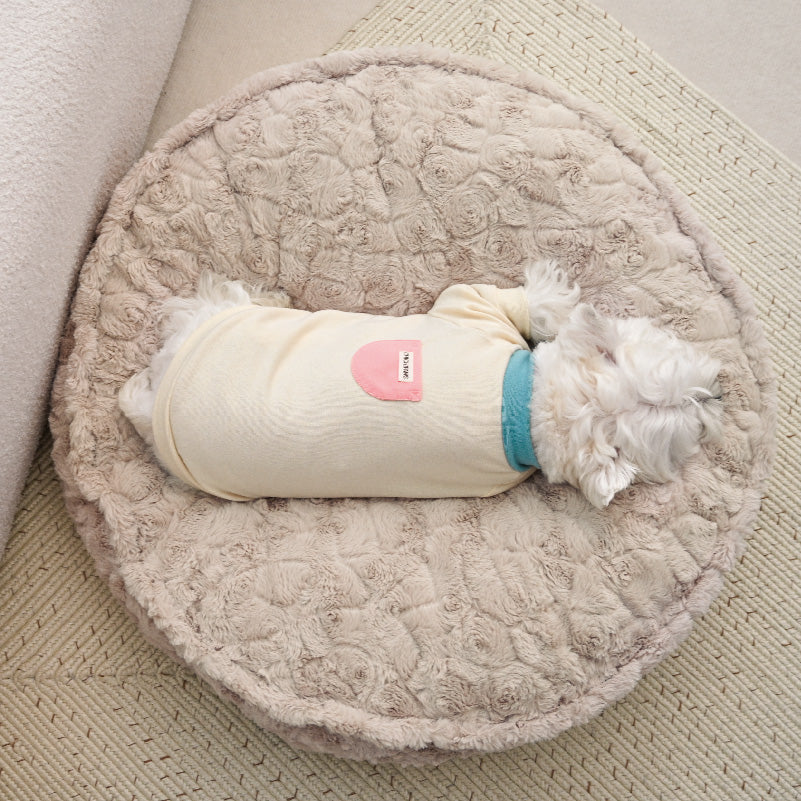 KFX-6047677 Deep Sleeping Dog Nest in Suede with PP Cotton Lining - Available in Small, Medium, and Large
