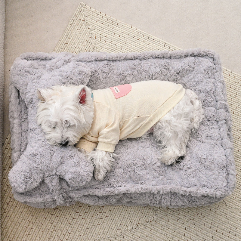 KFX-6047677 Deep Sleeping Dog Nest in Suede with PP Cotton Lining - Available in Small, Medium, and Large