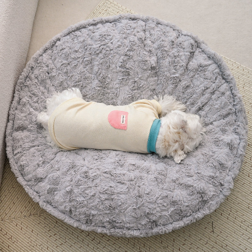 KFX-6047677 Deep Sleeping Dog Nest in Suede with PP Cotton Lining - Available in Small, Medium, and Large