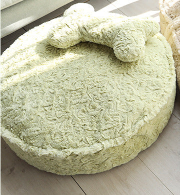 KFX-6047677 Deep Sleeping Dog Nest in Suede with PP Cotton Lining - Available in Small, Medium, and Large