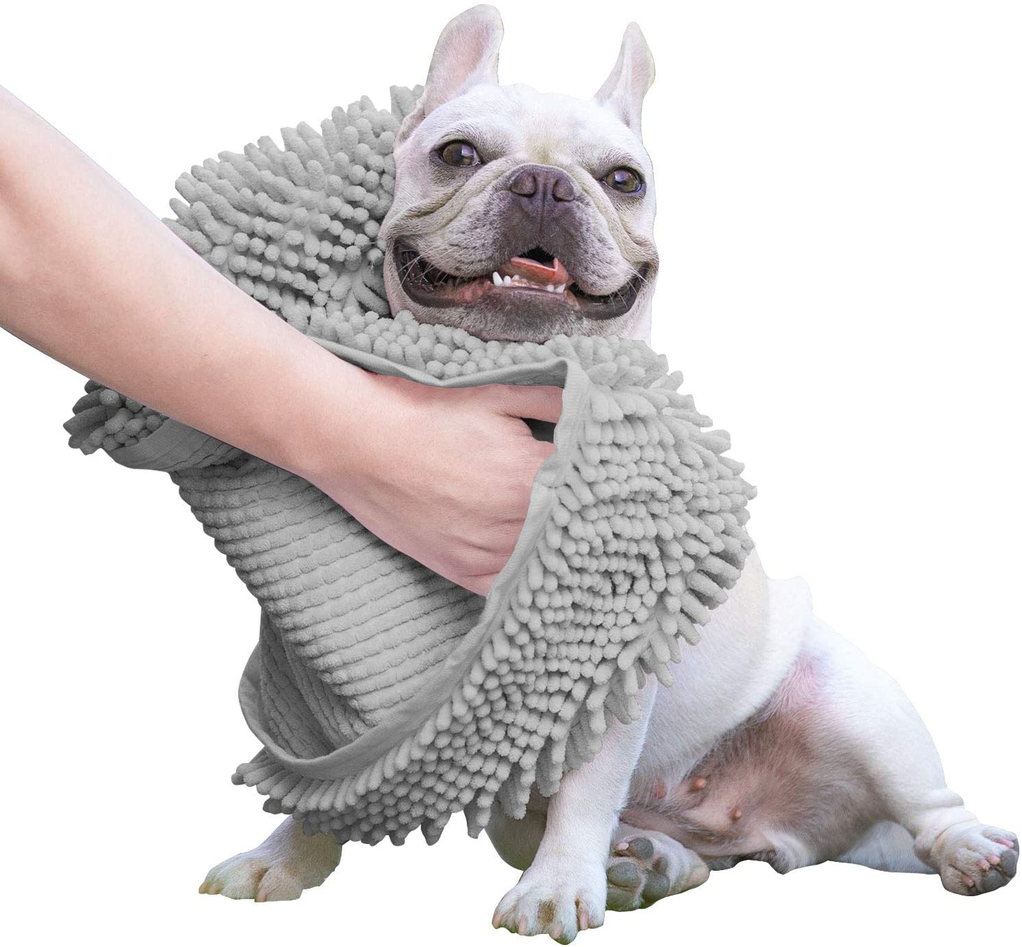 KFX-6051261 Chenille Pet Absorbent Towel - Available in Purple, Pink, and Blue in Multiple Sizes