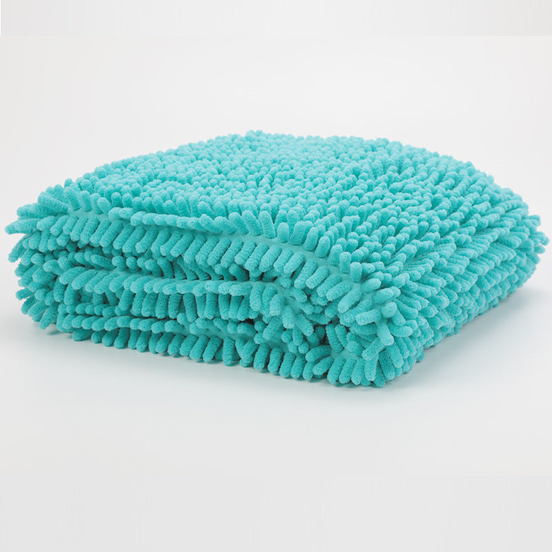 KFX-6051261 Chenille Pet Absorbent Towel - Available in Purple, Pink, and Blue in Multiple Sizes