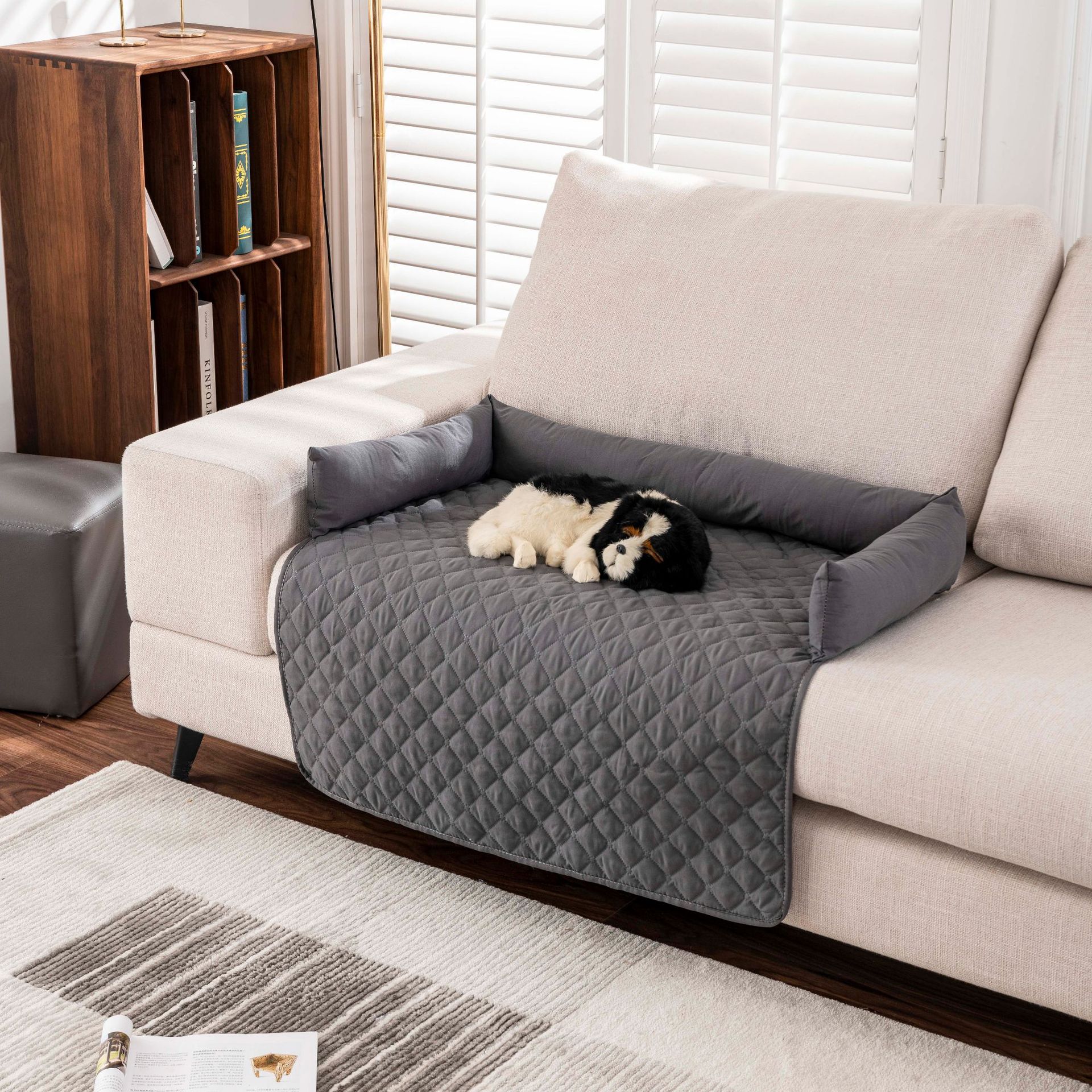 KFX-6053437 Waterproof Pet Mat - Soft Cotton Seat Cushion for Dogs in Multiple Sizes
