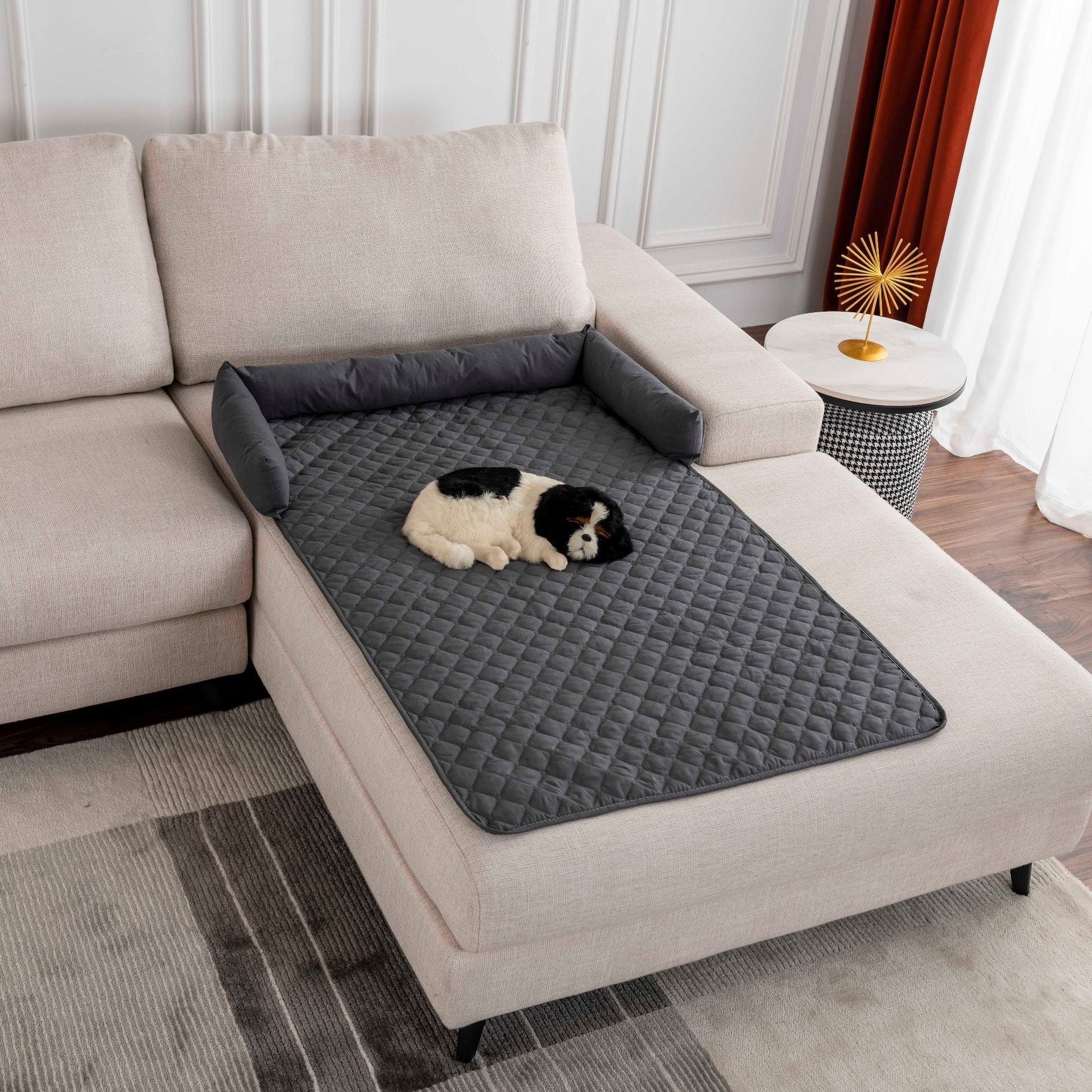 KFX-6053437 Waterproof Pet Mat - Soft Cotton Seat Cushion for Dogs in Multiple Sizes