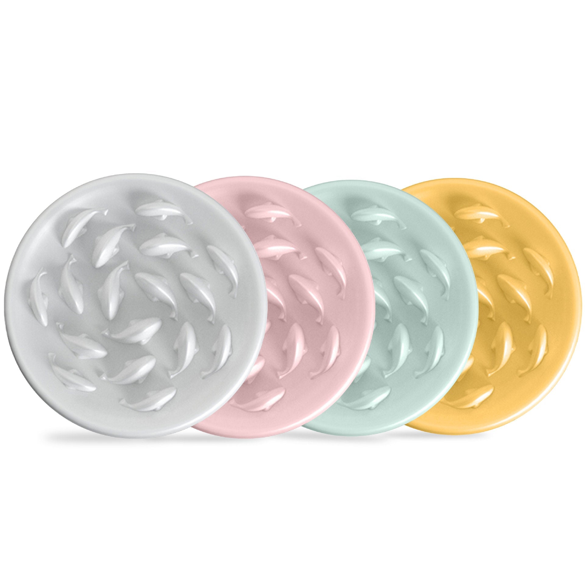 KFX-6055357 Slow Feeding Bowl for Cats and Dogs in Various Colors and Sizes