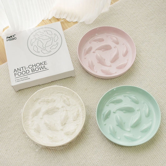 KFX-6055357 Slow Feeding Bowl for Cats and Dogs in Various Colors and Sizes